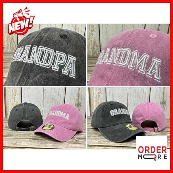 Embroidered Baseball Cap Set Unisex Adjustable Sun Protection Hat main image 4